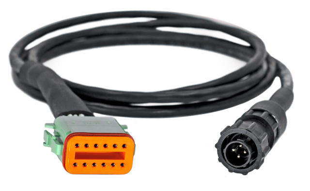 P0030 12-pin adapter cable with orange Deutsch connector